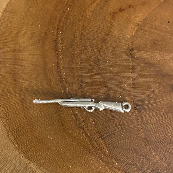 RETIRED James Avery Rifle Charm, Sterling Silver